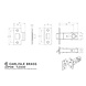 Carlisle Brass Türbeschlagset "Belas" | komplettes Set | Antik Messing Carlisle Brass Türbeschlagset "Belas" | komplettes Set | Antik Messing