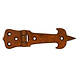 Good in Style Gusseisen Scharnier Fleur-de-Lis 145 x 42mm - Rost Good in Style Gusseisen Scharnier Fleur-de-Lis 145 x 42mm - Rost