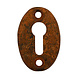 Good in Style Schmiedeeisen Schlüsselrosette oval - Rost Good in Style Schmiedeeisen Schlüsselrosette oval - Rost