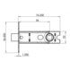 Eurospec Einsteckschloss 79mm - einfach | Chrome Eurospec Einsteckschloss 79mm - einfach | Chrome