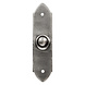 Ludlow Foundries Klingeltaster Gotisch | Zinn-Effekt | 118 x 30mm Ludlow Foundries Klingeltaster Gotisch | Zinn-Effekt | 118 x 30mm