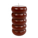 Gifts Amsterdam Stumpenkerze "Rings" | L | Dunkelbraun Gifts Amsterdam Stumpenkerze "Rings" | L | Dunkelbraun