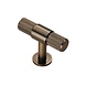 Carlisle Brass Möbelknauf "Knurled" T-Modell 50mm | Antik Messing Carlisle Brass Möbelknauf "Knurled" T-Modell 50mm | Antik Messing