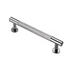 Carlisle Brass Möbelgriff "Knurled" 160mm | Massives Messing | Chrome Poliert Carlisle Brass Möbelgriff "Knurled" 160mm | Massives Messing | Chrome Poliert