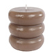 Gifts Amsterdam Stumpenkerze "Rings" | S | Hellbraun Gifts Amsterdam Stumpenkerze "Rings" | S | Hellbraun