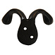 Good in Style Gusseisen Kleiderhaken doppelt | Schwarz Good in Style Gusseisen Kleiderhaken doppelt | Schwarz