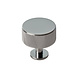 Fingertip Designs Möbelknauf | Radio | "Knurled" | Massives Messing | Chrome poliert Fingertip Designs Möbelknauf | Radio | "Knurled" | Massives Messing | Chrome poliert