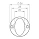 Carlisle Brass Drehknauf für Frei-Besetzt-Schloss | Satin Chrome Carlisle Brass Drehknauf für Frei-Besetzt-Schloss | Satin Chrome