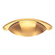 Fingertip Designs Muschelgriff 104mm | Satin Messing Fingertip Designs Muschelgriff 104mm | Satin Messing