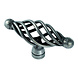 Fingertip Designs Möbelknauf oval gedreht | Eisen | 65mm Fingertip Designs Möbelknauf oval gedreht | Eisen | 65mm