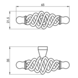 Fingertip Designs Möbelknauf oval gedreht | Eisen | 65mm Fingertip Designs Möbelknauf oval gedreht | Eisen | 65mm