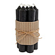 Gifts Amsterdam Kerze "Ambiance" 7 Stück | Schwarz | 2 x 2 x 12cm Gifts Amsterdam Kerze "Ambiance" 7 Stück | Schwarz | 2 x 2 x 12cm