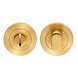 Eurospec "Steelworx" WC und Bad Rosette 50mm | Satin Messing Eurospec "Steelworx" WC und Bad Rosette 50mm | Satin Messing