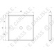 Fingertip Designs Harmonise Rückplatte für Möbelknäufe | 40 x 40mm | Messing Poliert Fingertip Designs Harmonise Rückplatte für Möbelknäufe | 40 x 40mm | Messing Poliert