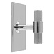Fingertip Designs Harmonise Rückplatte für Möbelknäufe | 76 x 40mm | Chrome Poliert Fingertip Designs Harmonise Rückplatte für Möbelknäufe | 76 x 40mm | Chrome Poliert