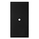 Fingertip Designs Harmonise Rückplatte für Möbelknäufe | 76 x 40mm | Mattschwarz Fingertip Designs Harmonise Rückplatte für Möbelknäufe | 76 x 40mm | Mattschwarz