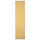 Fingertip Designs Harmonise Rückplatte für Möbelgriffe | 168 x 40mm | Satin Messing Fingertip Designs Harmonise Rückplatte für Möbelgriffe | 168 x 40mm | Satin Messing