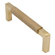 Messtique Möbelgriff "Knurled" 103mm | Messing poliert - unlackiert Messtique Möbelgriff "Knurled" 103mm | Messing poliert - unlackiert