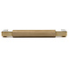 Messtique Möbelgriff "Knurled" 103mm | Messing poliert - unlackiert Messtique Möbelgriff "Knurled" 103mm | Messing poliert - unlackiert