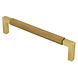 Messtique Möbelgriff "Knurled" 135mm | Messing poliert - lackiert Messtique Möbelgriff "Knurled" 135mm | Messing poliert - lackiert