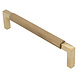 Messtique Möbelgriff "Knurled" 135mm | Messing poliert - unlackiert Messtique Möbelgriff "Knurled" 135mm | Messing poliert - unlackiert