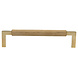 Messtique Möbelgriff "Knurled" 135mm | Messing poliert - unlackiert Messtique Möbelgriff "Knurled" 135mm | Messing poliert - unlackiert