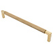 Messtique Möbelgriff "Knurled" 207mm | Messing poliert - unlackiert Messtique Möbelgriff "Knurled" 207mm | Messing poliert - unlackiert