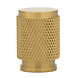 Messtique Möbelknopf Knurled mini | 18mm | Messing poliert - lackiert Messtique Möbelknopf Knurled mini | 18mm | Messing poliert - lackiert