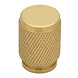 Messtique Möbelknopf Knurled mini | 18mm | Messing poliert - lackiert Messtique Möbelknopf Knurled mini | 18mm | Messing poliert - lackiert