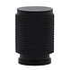 Messtique Möbelknopf Knurled mini | 18mm | Mattschwarz Messtique Möbelknopf Knurled mini | 18mm | Mattschwarz