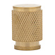 Messtique Möbelknopf Knurled mini | 18mm | Messing poliert - unlackiert Messtique Möbelknopf Knurled mini | 18mm | Messing poliert - unlackiert