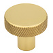 Messtique Möbelknopf Knurled Radio | 32mm | Messing poliert - lackiert Messtique Möbelknopf Knurled Radio | 32mm | Messing poliert - lackiert