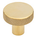 Messtique Möbelknopf Knurled Radio | 32mm | Messing poliert - unlackiert Messtique Möbelknopf Knurled Radio | 32mm | Messing poliert - unlackiert