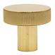 Messtique Möbelknopf Lines Radio | 32mm | Messing poliert - lackiert Messtique Möbelknopf Lines Radio | 32mm | Messing poliert - lackiert