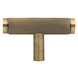 Messtique Möbelknopf T-Modell "Knurled" | 50mm | Antik Messing Messtique Möbelknopf T-Modell "Knurled" | 50mm | Antik Messing