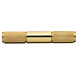 Messtique Möbelknopf T-Modell "Knurled" | 75mm | Messing poliert - lackiert Messtique Möbelknopf T-Modell "Knurled" | 75mm | Messing poliert - lackiert