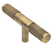 Messtique Möbelknopf T-Modell "Knurled" | 75mm | Antik Messing Messtique Möbelknopf T-Modell "Knurled" | 75mm | Antik Messing