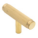 Messtique Möbelknopf T-Modell "Lines" | 50mm | Messing poliert - unlackiert Messtique Möbelknopf T-Modell "Lines" | 50mm | Messing poliert - unlackiert