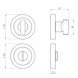 Carlisle Brass WC und Bad Rosette 50mm | Mattbronze Carlisle Brass WC und Bad Rosette 50mm | Mattbronze