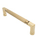 Messtique Türgriff "Lines" 410mm | Messing poliert - unlackiert Messtique Türgriff "Lines" 410mm | Messing poliert - unlackiert