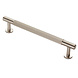 Fingertip Designs Möbelgriff "Lines" 160mm | Massives Messing | Satin Nickel Fingertip Designs Möbelgriff "Lines" 160mm | Massives Messing | Satin Nickel