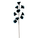 Gifts Amsterdam Petrol Kunstblume aus Federn 110cm | 9-fach Gifts Amsterdam Petrol Kunstblume aus Federn 110cm | 9-fach