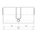 Eurospec Profilzylinder MP10 | 32/32 Eurospec Profilzylinder MP10 | 32/32