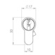 Eurospec Profilzylinder MP10 | 32/32 Eurospec Profilzylinder MP10 | 32/32