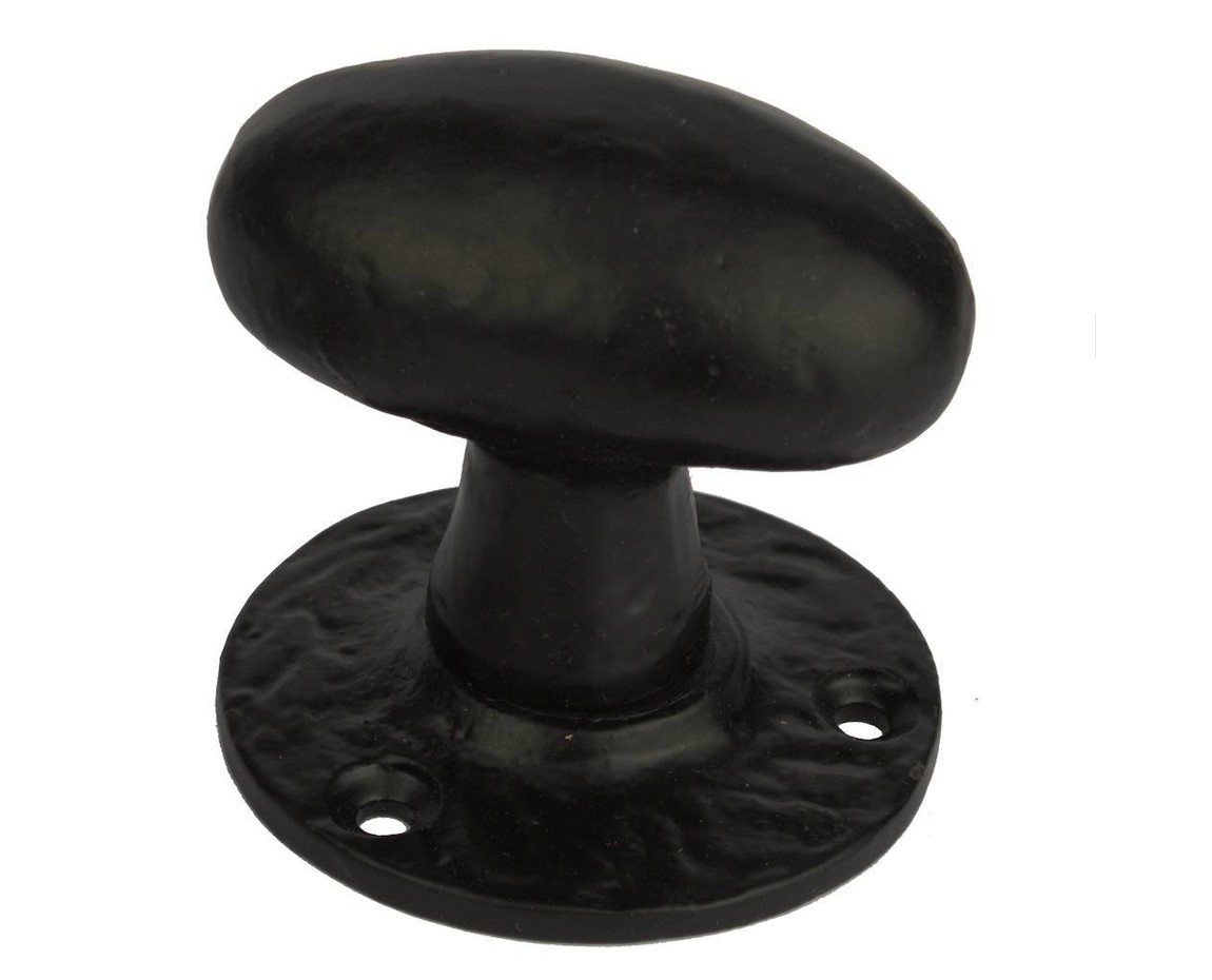 Türknauf Oval Industrial Türknopf Türgriff SchmiedeeiserneBeschlaege.de