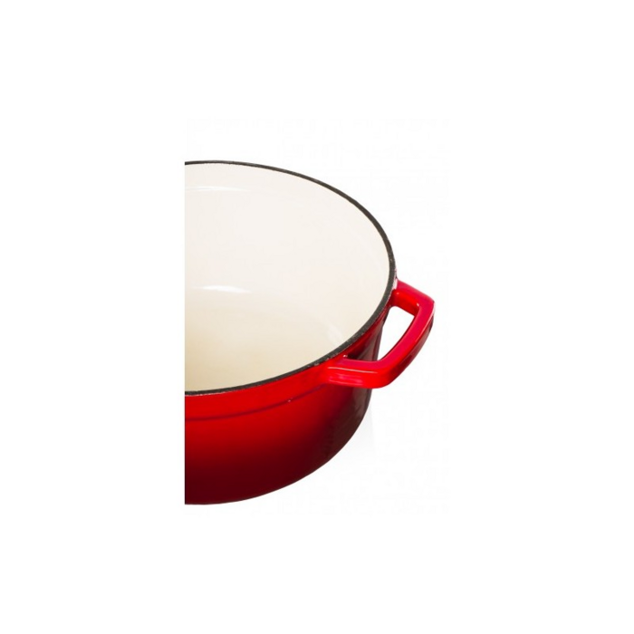 Grand Feu Geëmailleerde Gietijzeren Braadpan Rood 3.5L Grand Feu