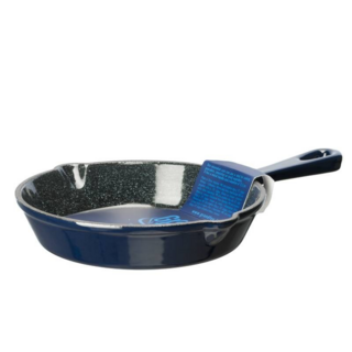 Grand Feu Geëmailleerde Gietijzeren Pan 15,5 cm Donker Blauw Grand Feu