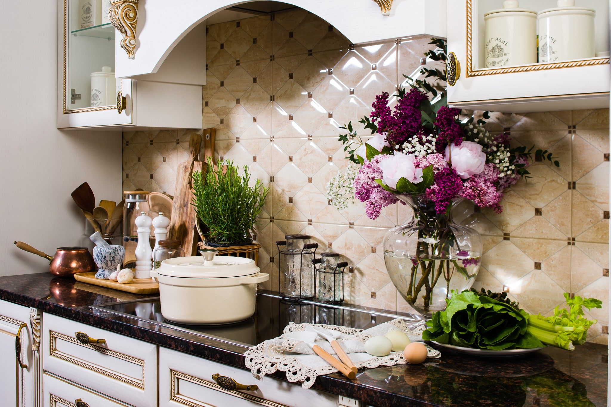 Grand Feu Geëmailleerde Gietijzeren Braadpan Wit 3.5L Grand Feu