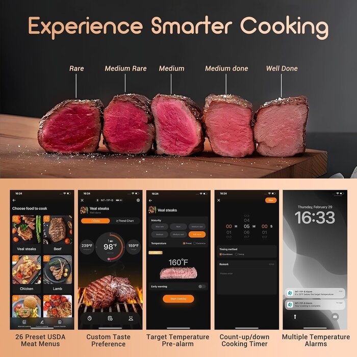 Inkbird Inkbird INT-11P Draadloze smart thermometer