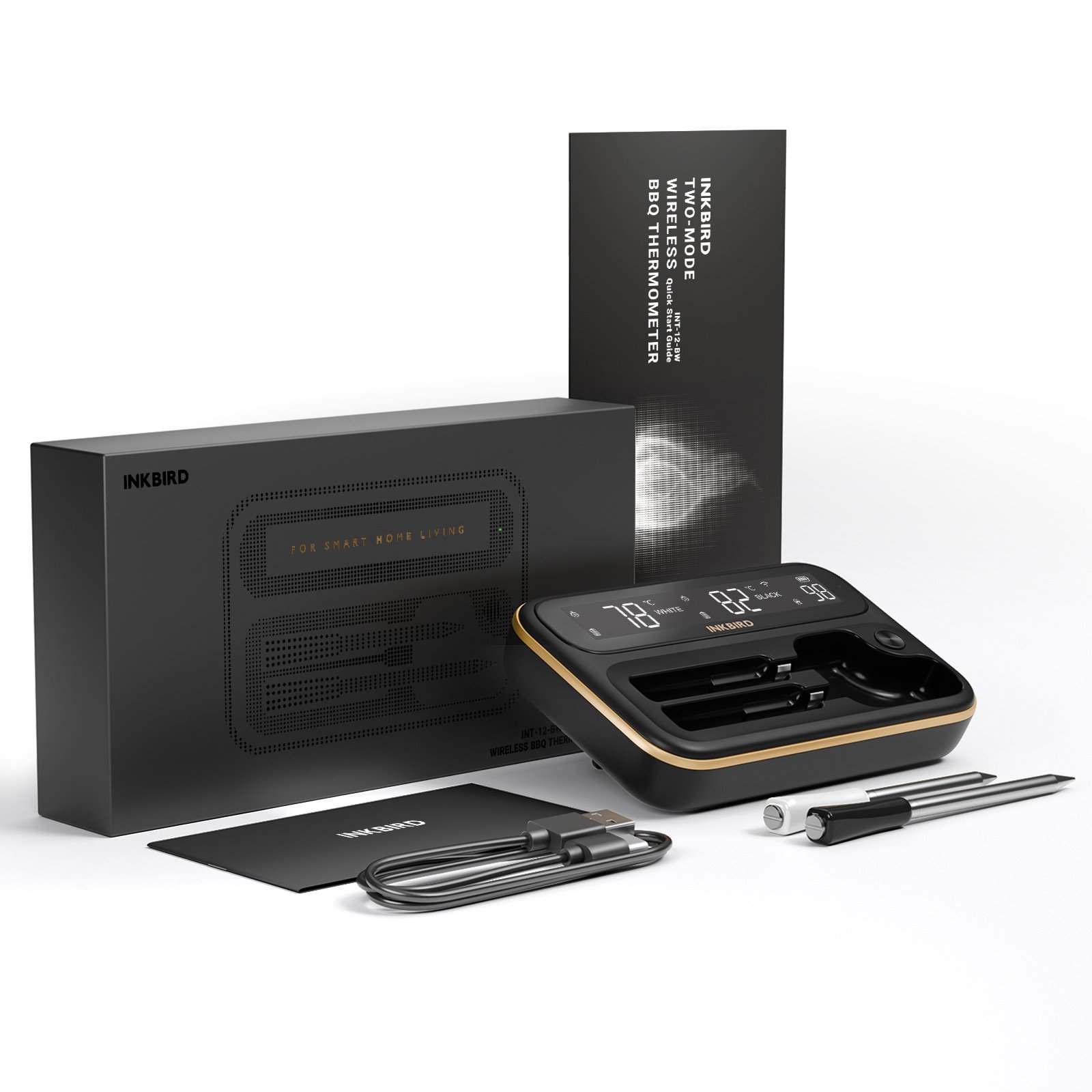 Inkbird Inkbird INT-12-BW Draadloze smart thermometer